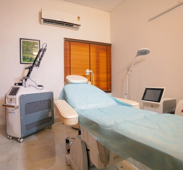 Consultation room at Agelock Skin & Hair Clinic
