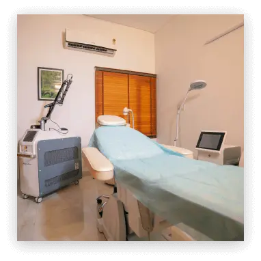 Treatment room at Agelock Skin & Hair Clinic